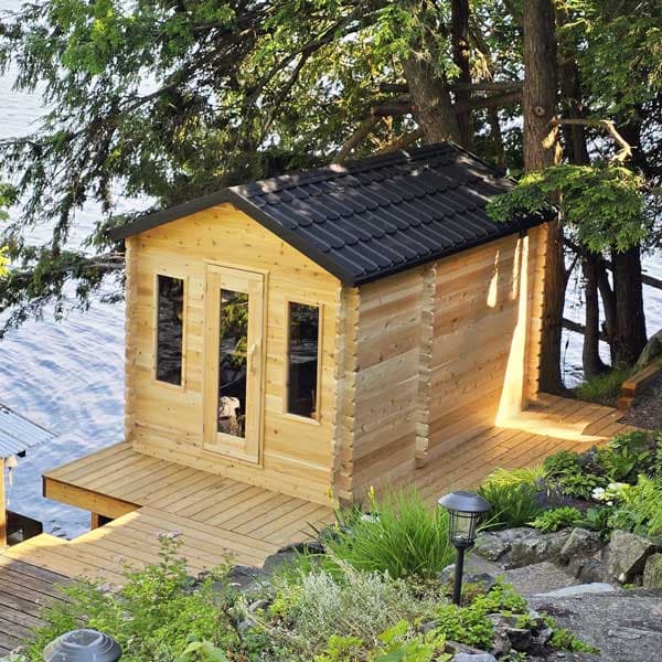 CT Georgian Cabin Sauna with Changeroom